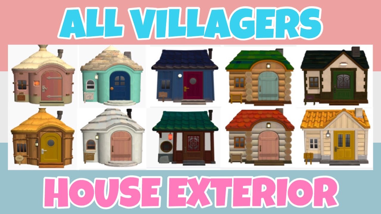 All 300+ Villager House Exterior Designs Showcase - Animal Crossing New Horizons