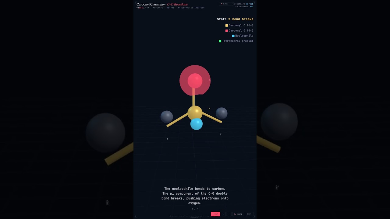 Carbonyl Chemistry &mdash; Organic in 60 Seconds #Shorts