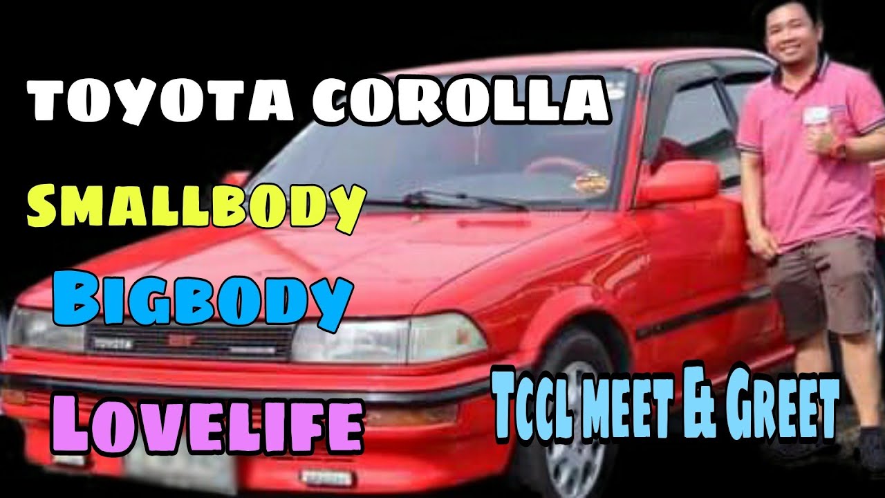 Toyota Corolla Smallbody, Bigbody, & Lovelife (ae92, ae101, ae111) Toyota Corolla Club Laguna Family