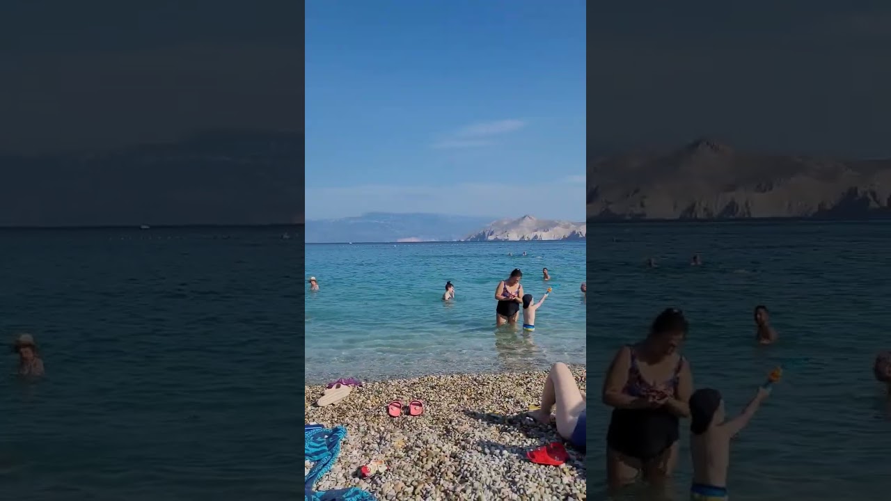Baška, Krk - nie jest to Stegna ale też wygląda dobrze!