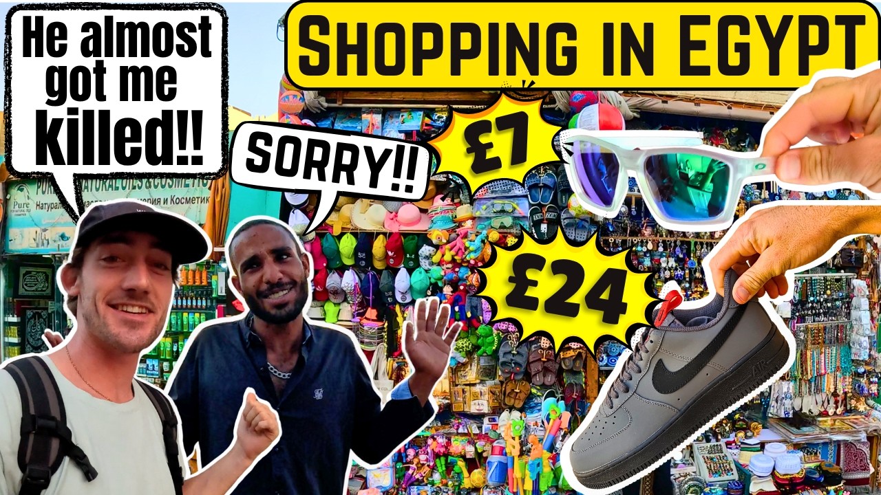 Exploring Fake Shops in Hurghada 2025: SO CHEAP!! 🤯(YOU HAVE TO COME HERE!!)
