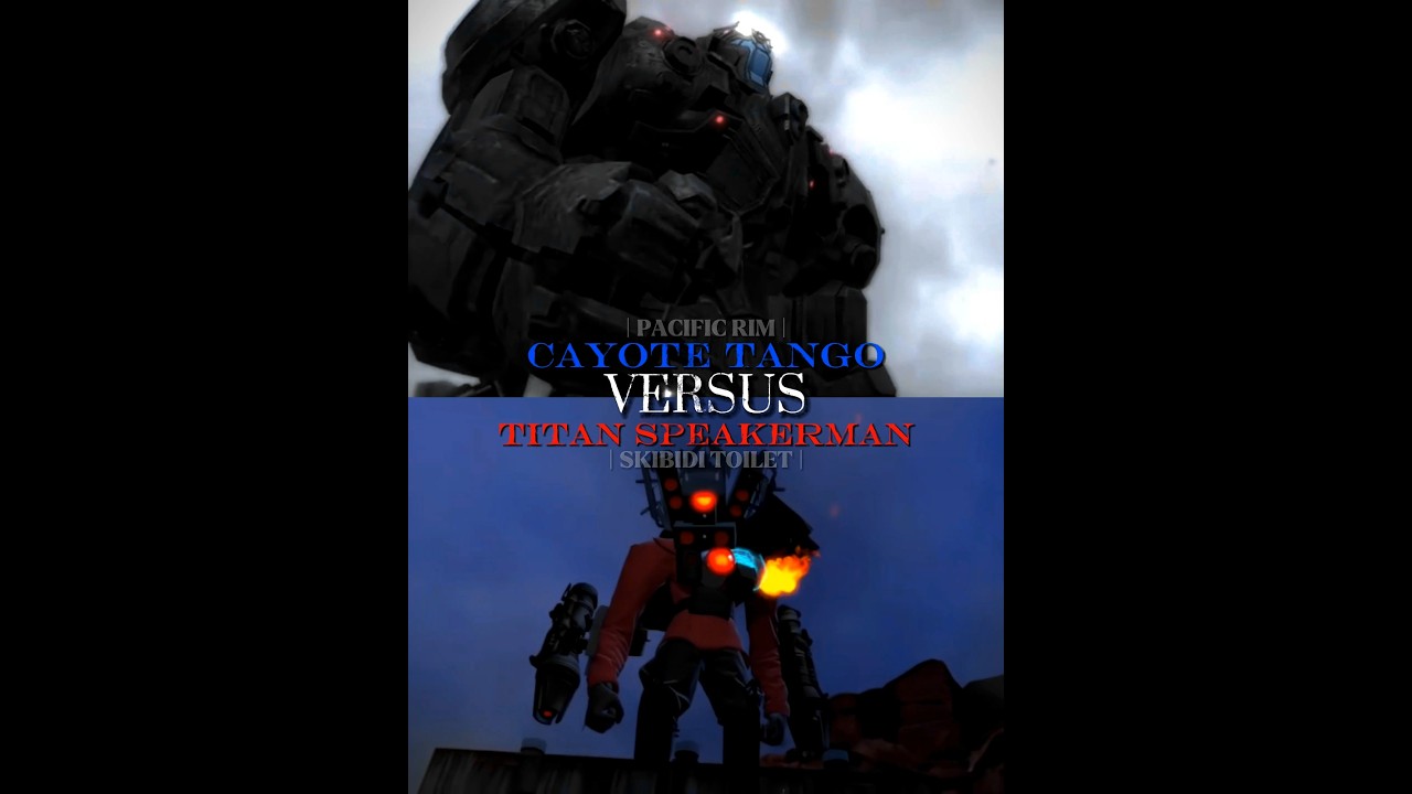 Titan Speakerman vs Coyote Tango || Pacific Rim vs Skibidi Toilet #edit #shortvideo #music