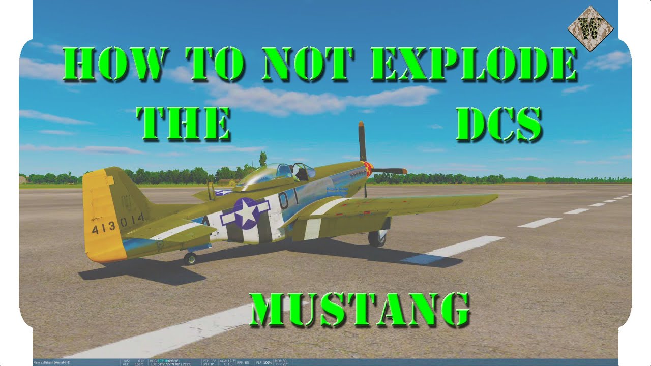 DCS Mustang Engine Failure Avoidance
