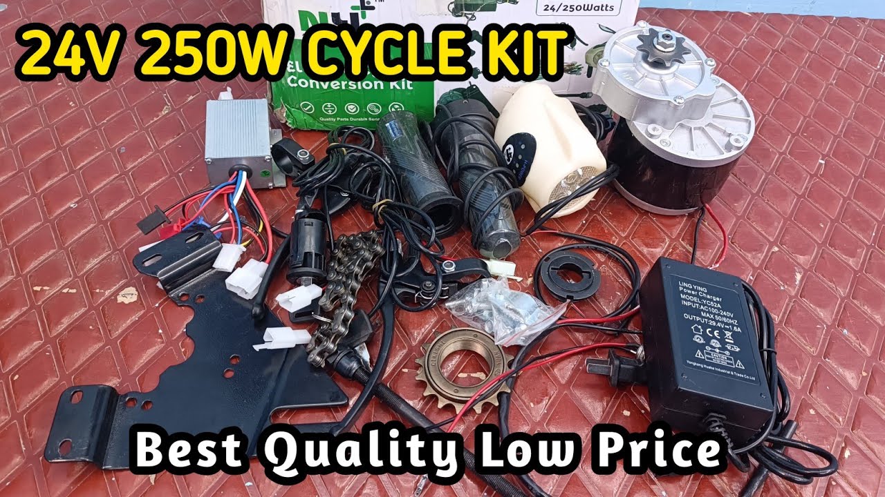 E Cycle Conversion Kit Tamil | 24V 250W Brush Type Cycle kit | Sp Electronics Tamil