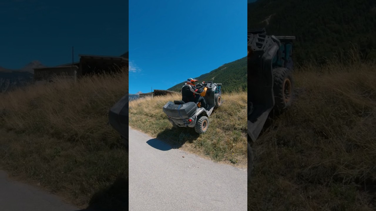 Franchissement extr&ecirc;me ! #quad #offroad #driving #nature #entrainement #extreme