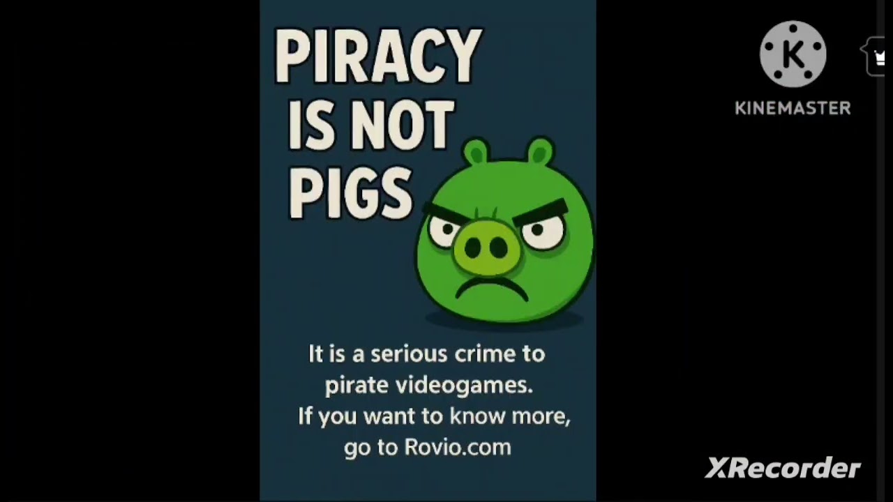Bad piggies anti piracy screen