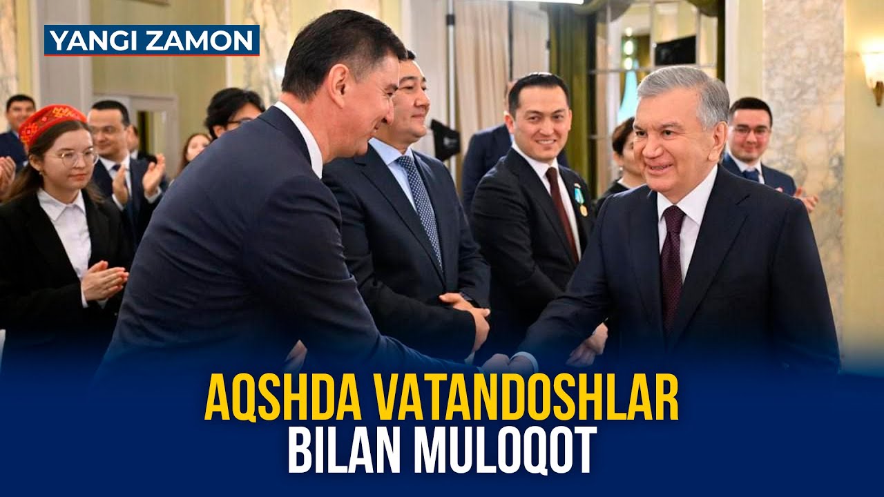 AQSHda vatandoshlar bilan muloqot