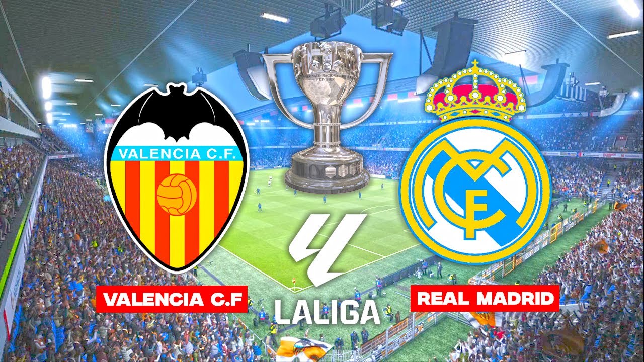 🔴Valencia vs Real Madrid - La Liga League 2025/2026 Full Match - efootball Pes 21 Gameplay
