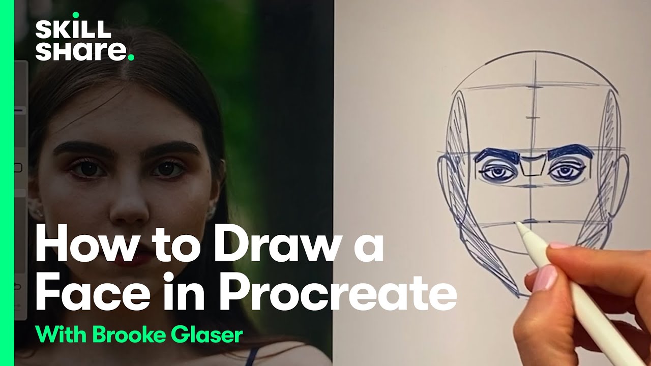 Как нарисовать лицо в Procreate