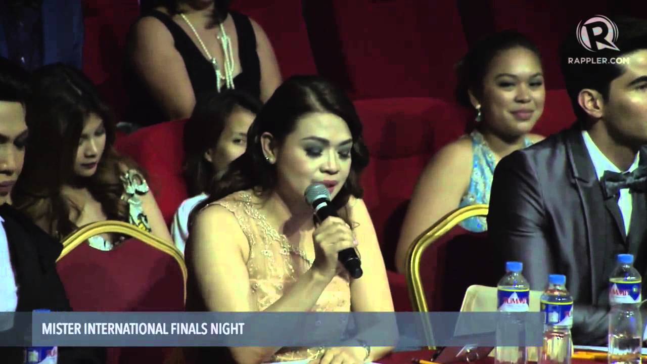 WATCH: 2015 Mr. International Top 5 and Q&A portion