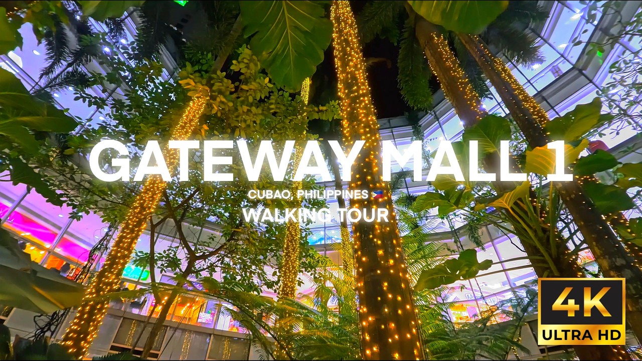 Gateway Mall 1 Walking Tour | Cubao, Philippines | 4K HDR