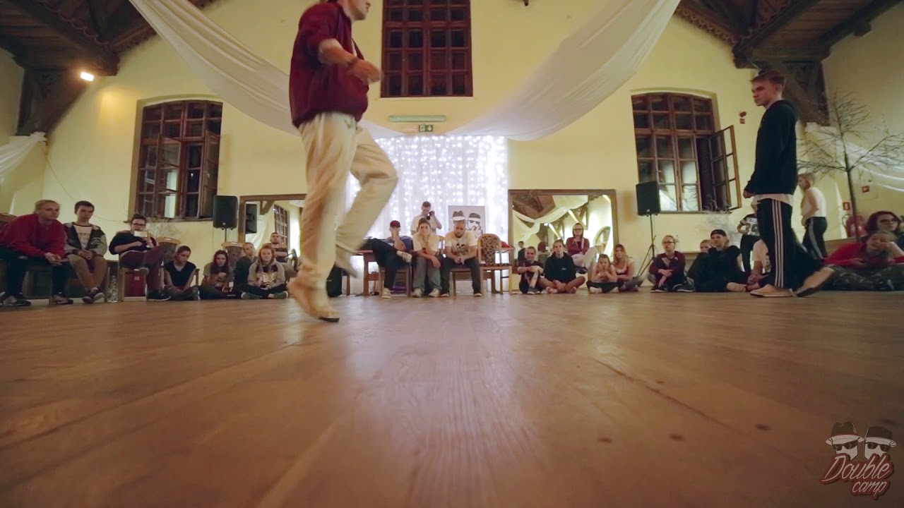 DOUBLE CAMP 2017   Hip Hop 1vs1 Top16 Radek Mrozek vs Michał Eliasz