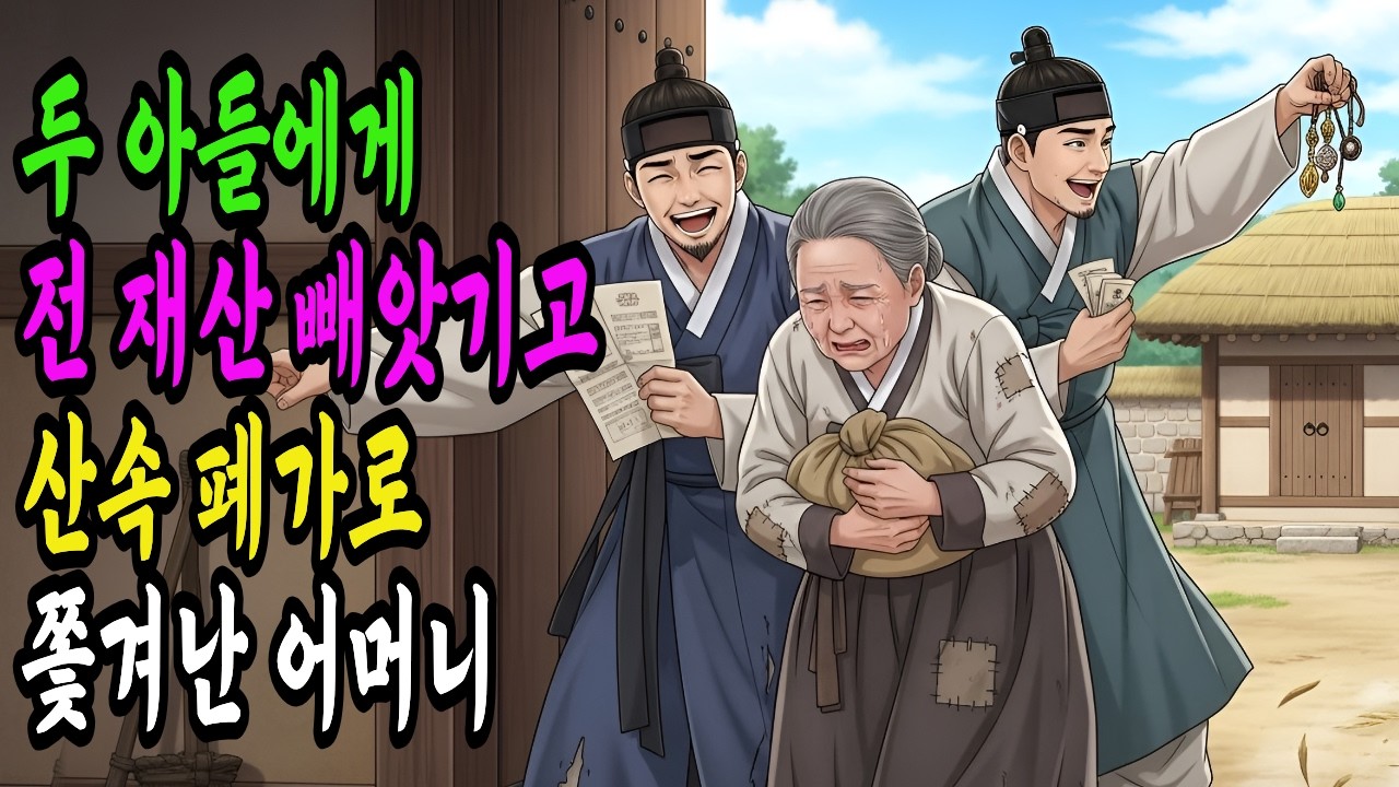 남편 떠난 후 자식들에게 전 재산 빼앗기고 산속 폐가로 쫓겨난 어머니!