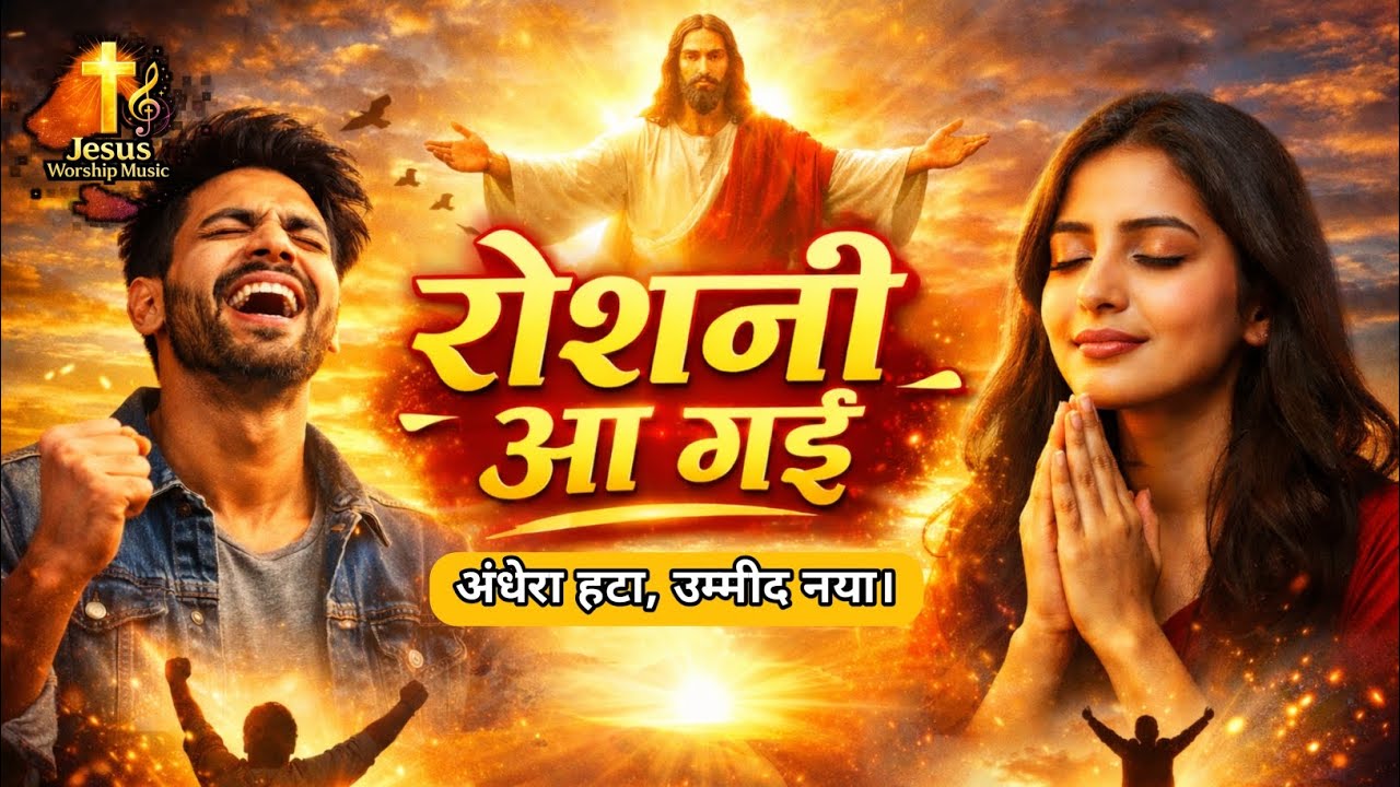 रौशनी आ गई || Jesus worship song Hindi || अंधेरा हटा, उम्मीद नया