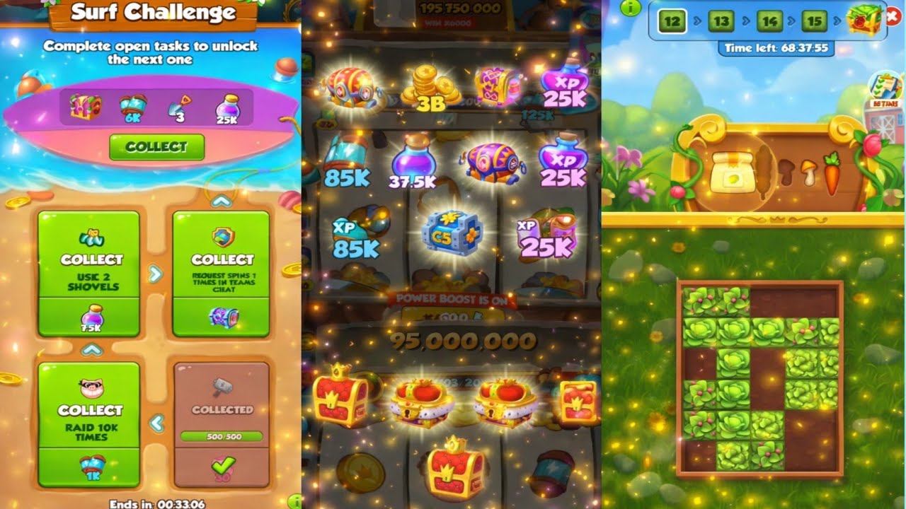 Coin Master New Events Rabbit Race 🥕 🐇and Hidden Garden🏡 🪏| completing all Events 🤩💰 #coinmaster