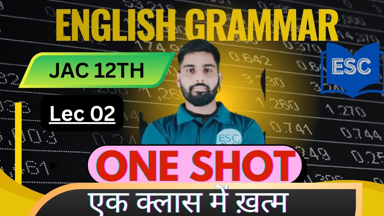 ENGLISH  12TH |ONE SHORT ME COMPLETE | FINAL EXAM 2026 | JAC 12TH|  BY RAJA SIR