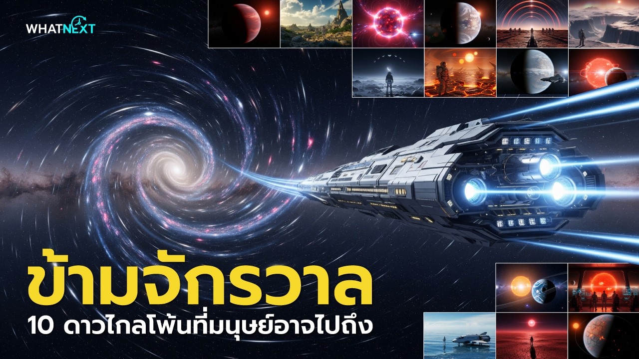 เดินทางข้ามจักรวาล 10 ดาวไกลโพ้นที่มนุษย์อาจไปถึงได้จริง | WhatNext Ep.11