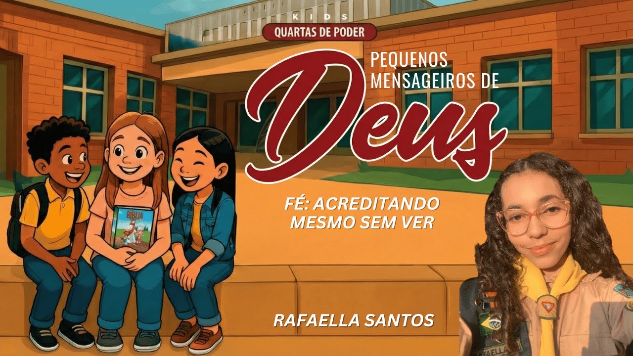 FÉ: ACREDITANDO MESMO SEM VER | PEQUENOS MENSAGEIROS DE DEUS | MINISTÉRIO KIDS | RAFAELLA SANTOS