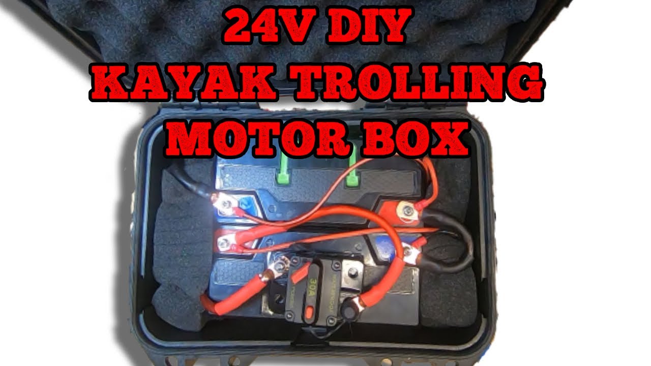 24v KAYAK Trolling Motor DIY Battery Box for my NK 180