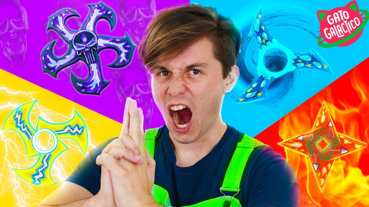 Gato Galactico e as ESTRELAS NINJA MITOLÓGICAS ! (Shuriken Parte 4)