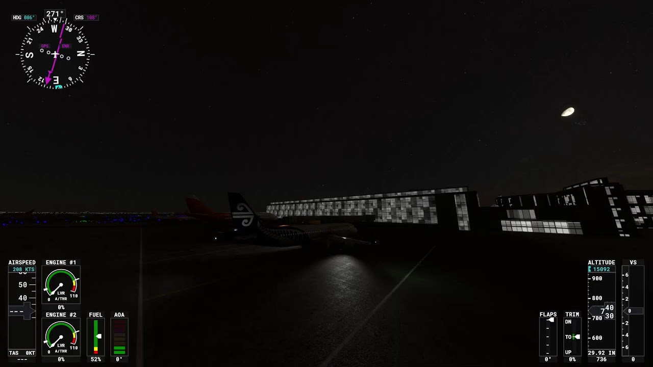 World Map - Airbus A320 - Microsoft Flight Simulator 2020