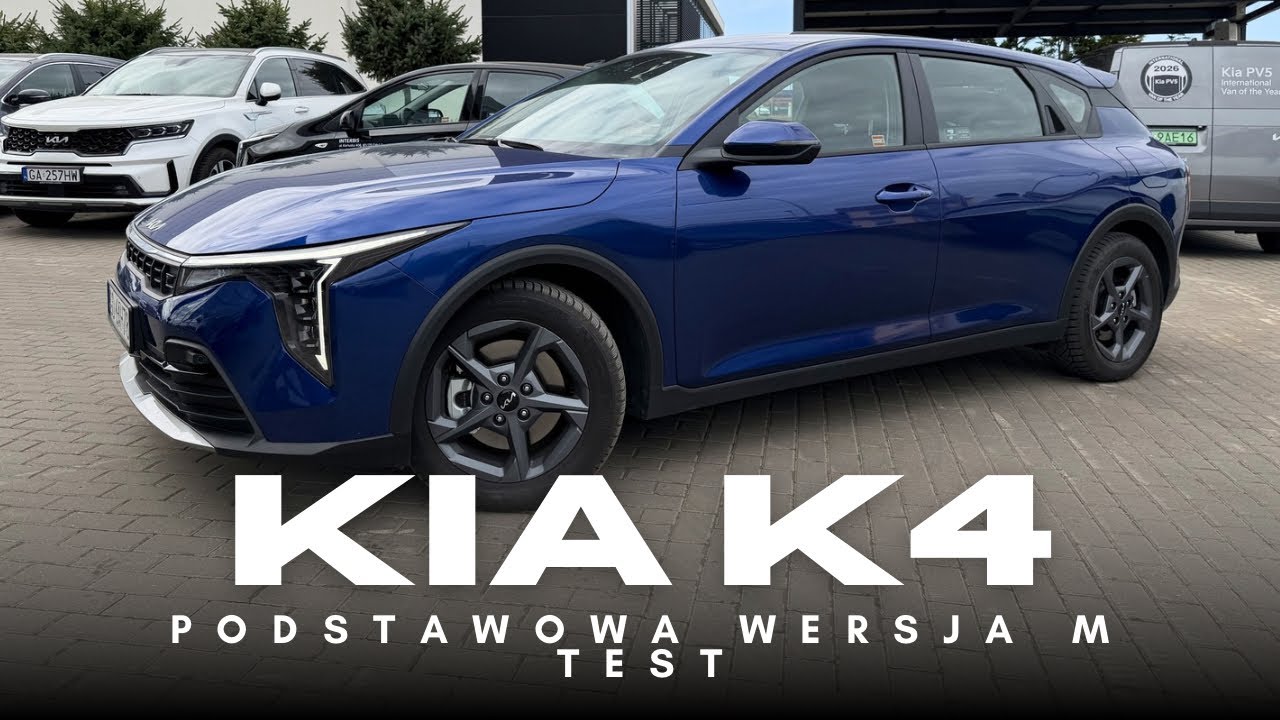 New Kia K4 [1.6 T-GDI 150KM 7DCT] PODSTAWOWA wersja M+WIN - jazda TESTowa 4K