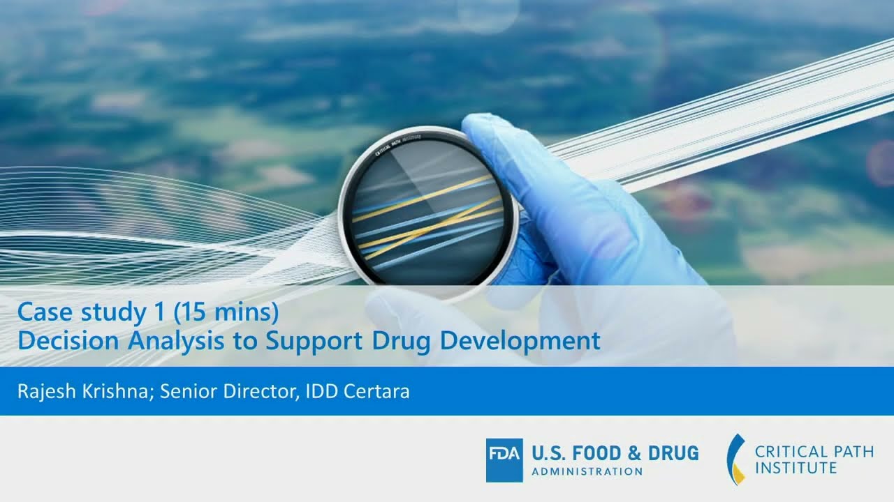MIDD Training Module 4 &ndash; Case Study 1: Decision Analysis to Support Drug Development
