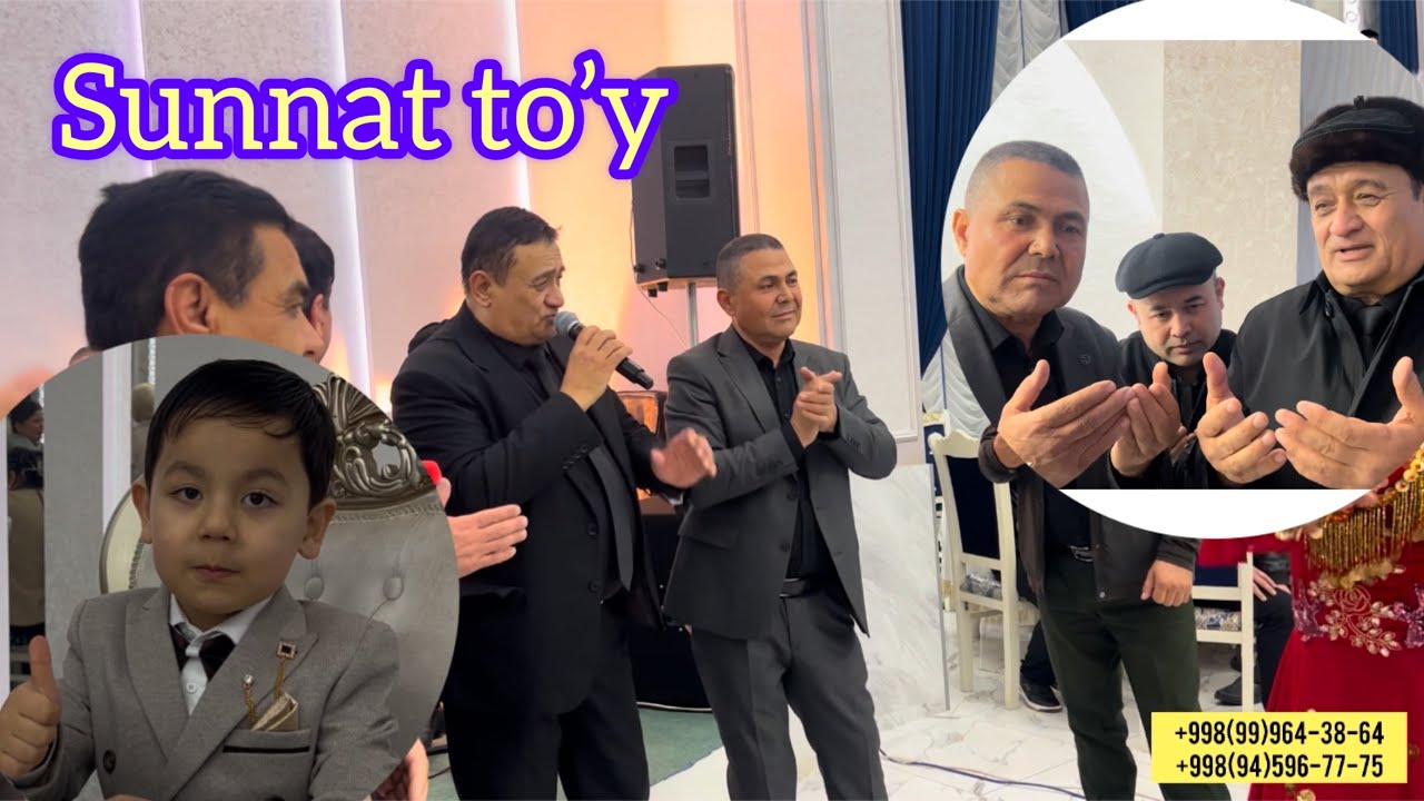 OZOD SOBIROV XAJIBOY OG’AM XONADONINDA SUNNAT TO’YDA XIZMATDA
