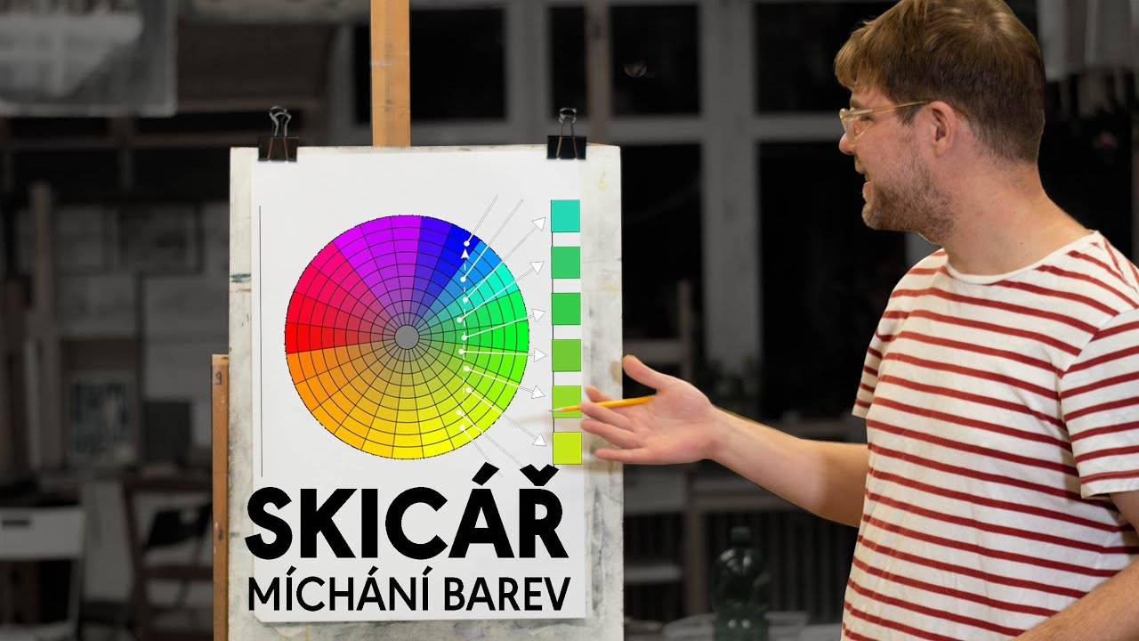 SKICÁŘ: AKVAREL 5 - Jak namíchat barvu a základy barevné teorie
