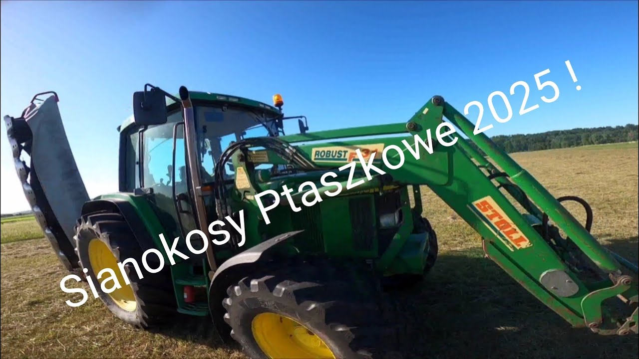 John Deere 6310 Lely Splendimo 280 Classic ! Sianokosy Ptaszkowe 2025 ! Dźwięk Silnika !