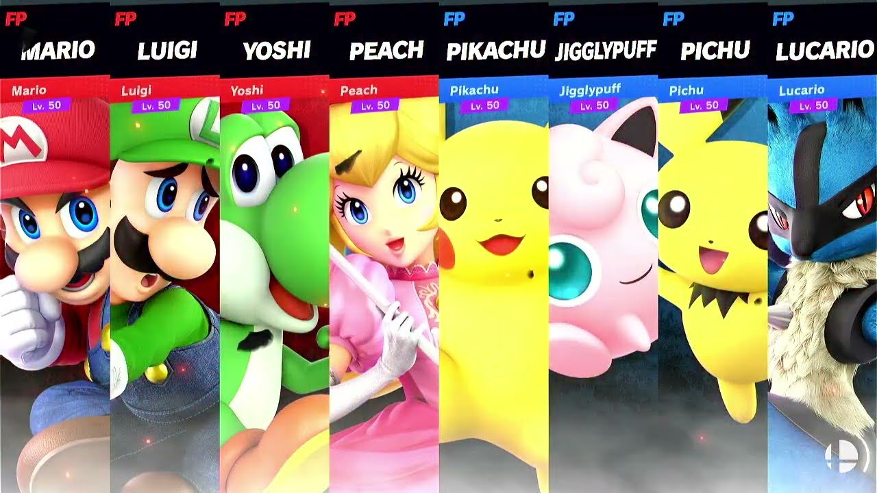 Super Smash Bros Ultimate Amiibo Fights Request Super Mario vs Pokemon