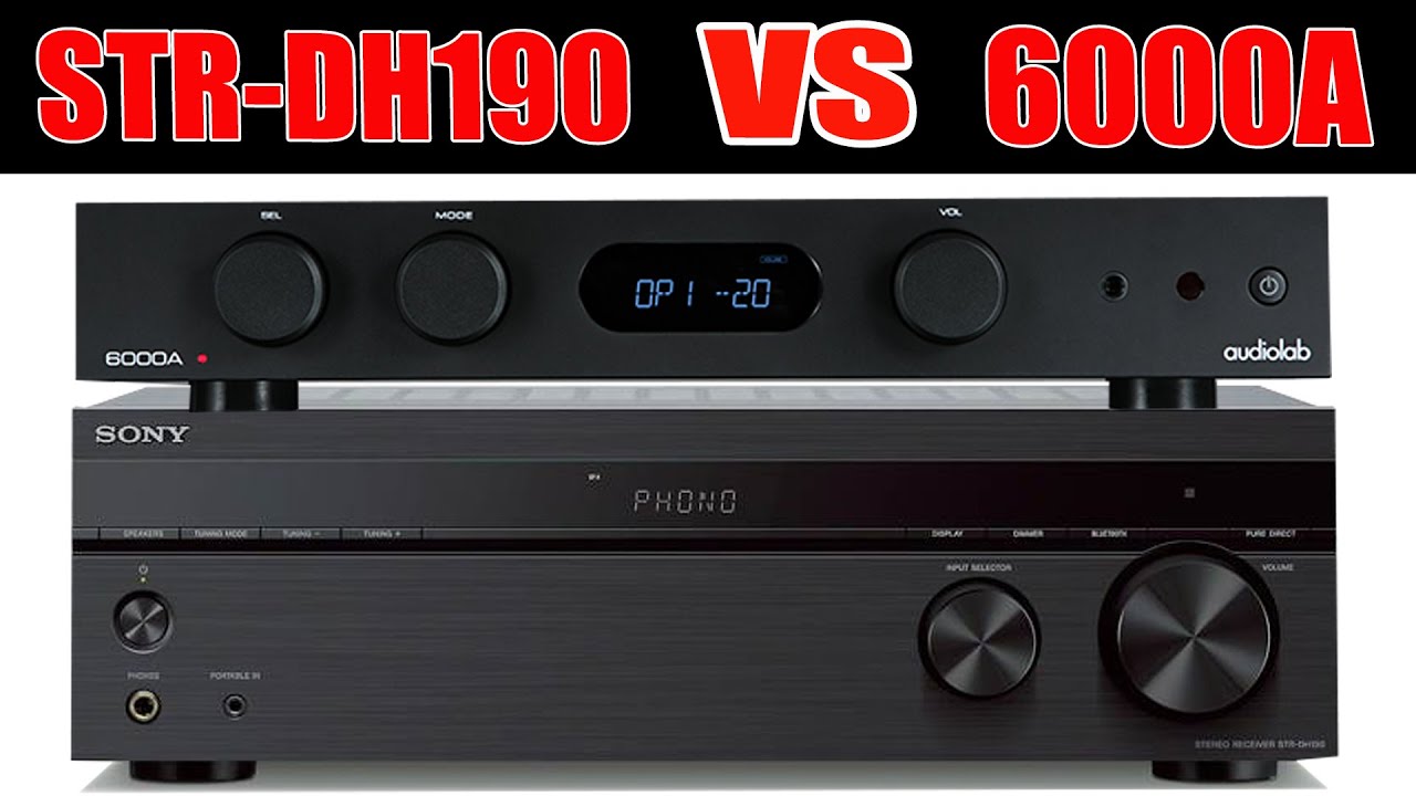 Sony STR-DH190 Comparison Series 1 vs Audiolab 6000A with KEF LS50M [ALMOST SAME SOUND?] Blind Test