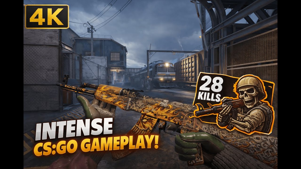 Insane Train Gameplay CS2 Full Game 4K