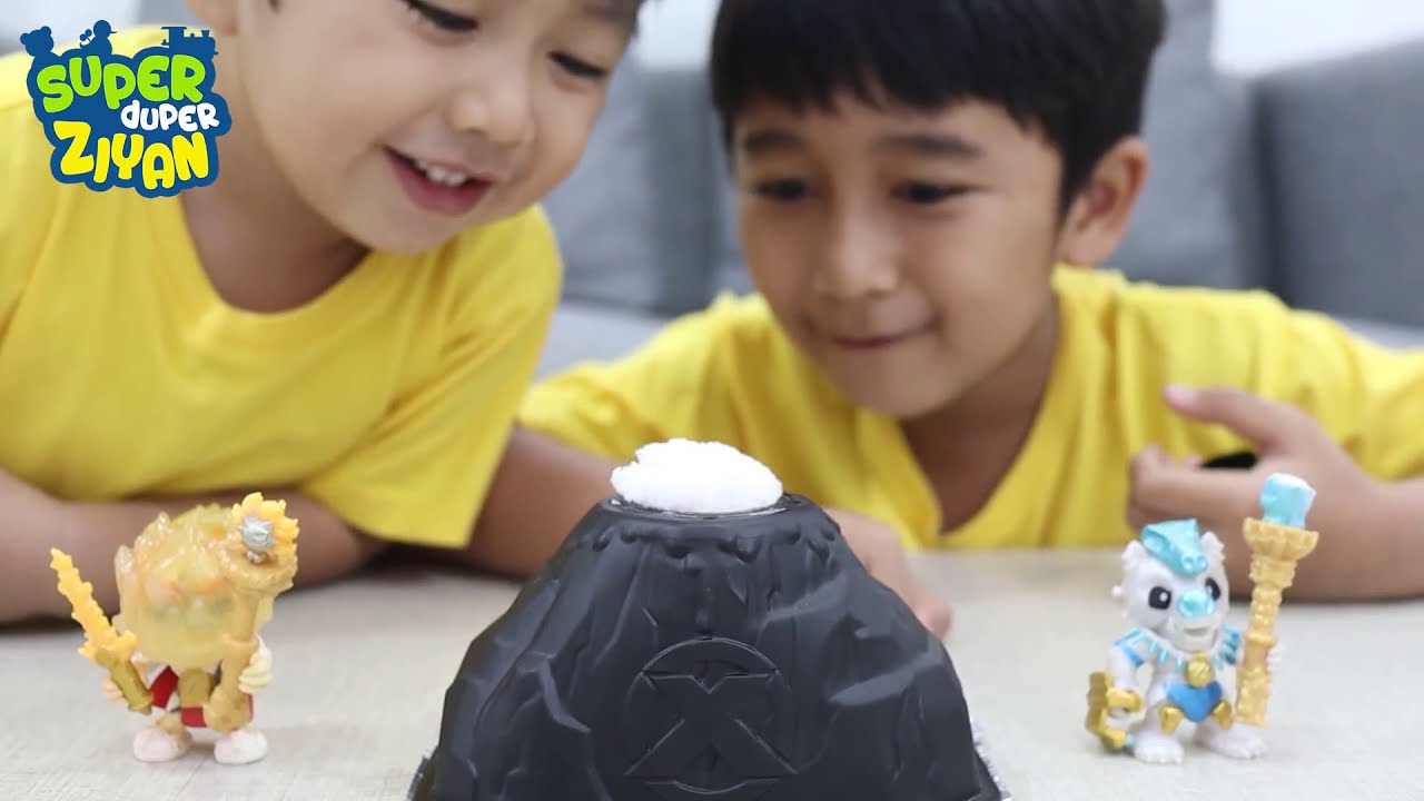 Yeay! Ziyan Berhasil Menemukan Harta Karun Treasure X Fire vs Ice | Toyspedia