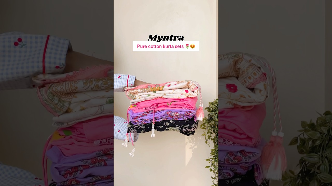Pure cotton suits 😭 | Myntra Finds | #myntra #cottonkurtasets #purecotton #kurtaset #ethnicwear