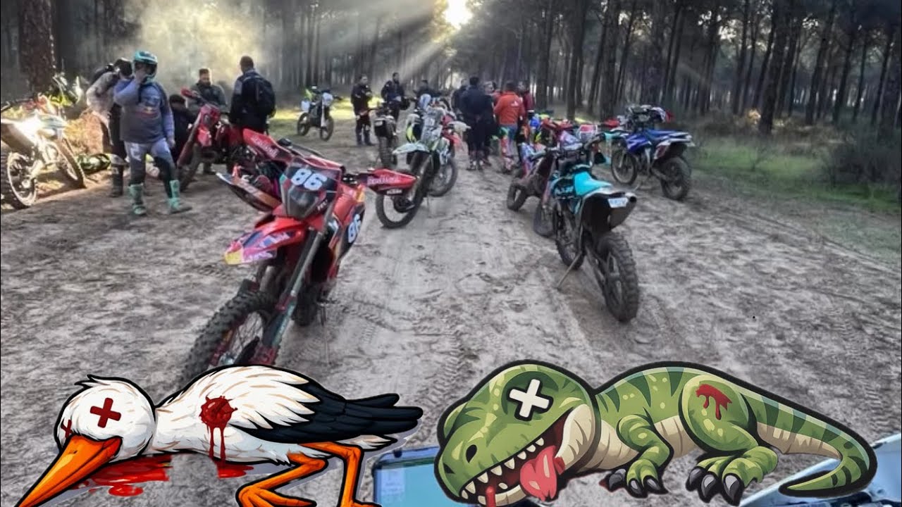 Salieron motos, volvieron historias… y algún velociraptor menos.