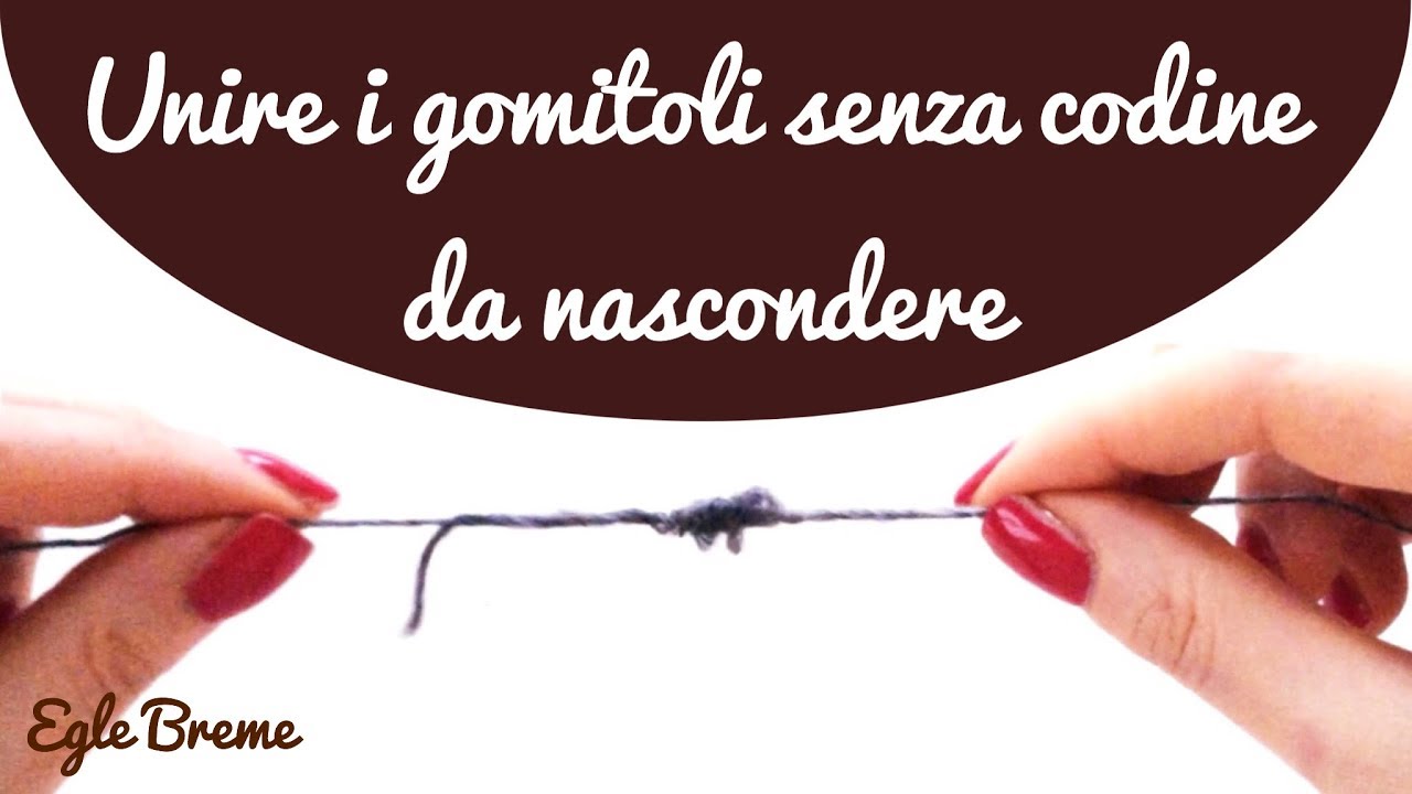 Russian join - unire 2 gomitoli senza codine da nascondere!