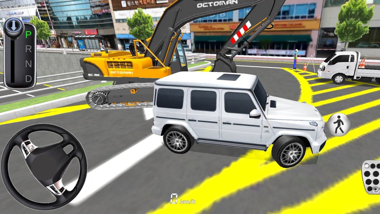 Mercedes Benz G-Class with the Heavy Excavator - 3D Driving Class 2 full android version |