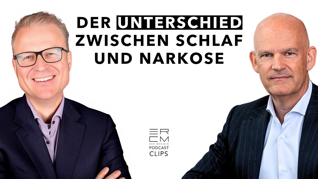 So unterscheidet sich Schlaf von Narkose | Dr. Martin Schlott & Prof. Alexander Muacevic