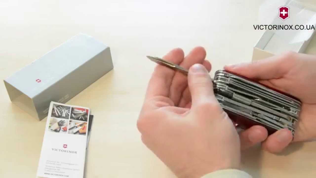 Швейцарский складной нож Victorinox Swisschamp 1.6795.XLT - обзор ножей Викторинокс