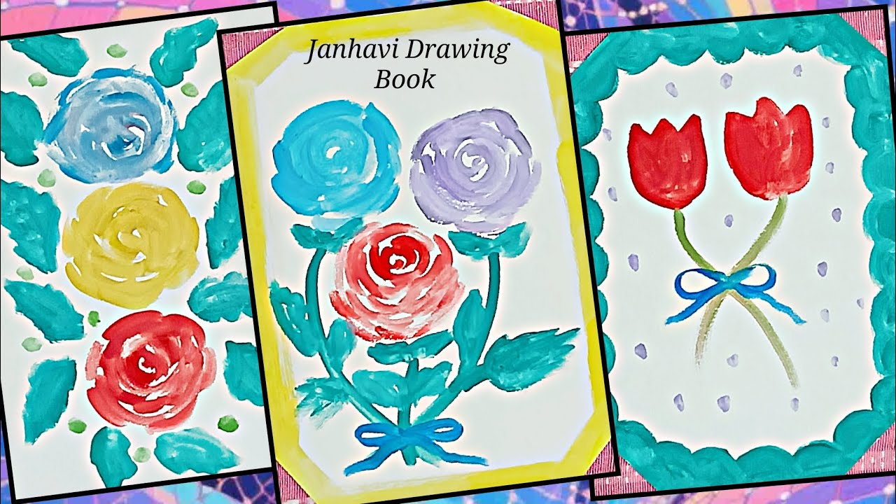 8 beautiful watercolor paintings 🎨🖌️ let's see how many paintings I can do with the same palette 🎨 
