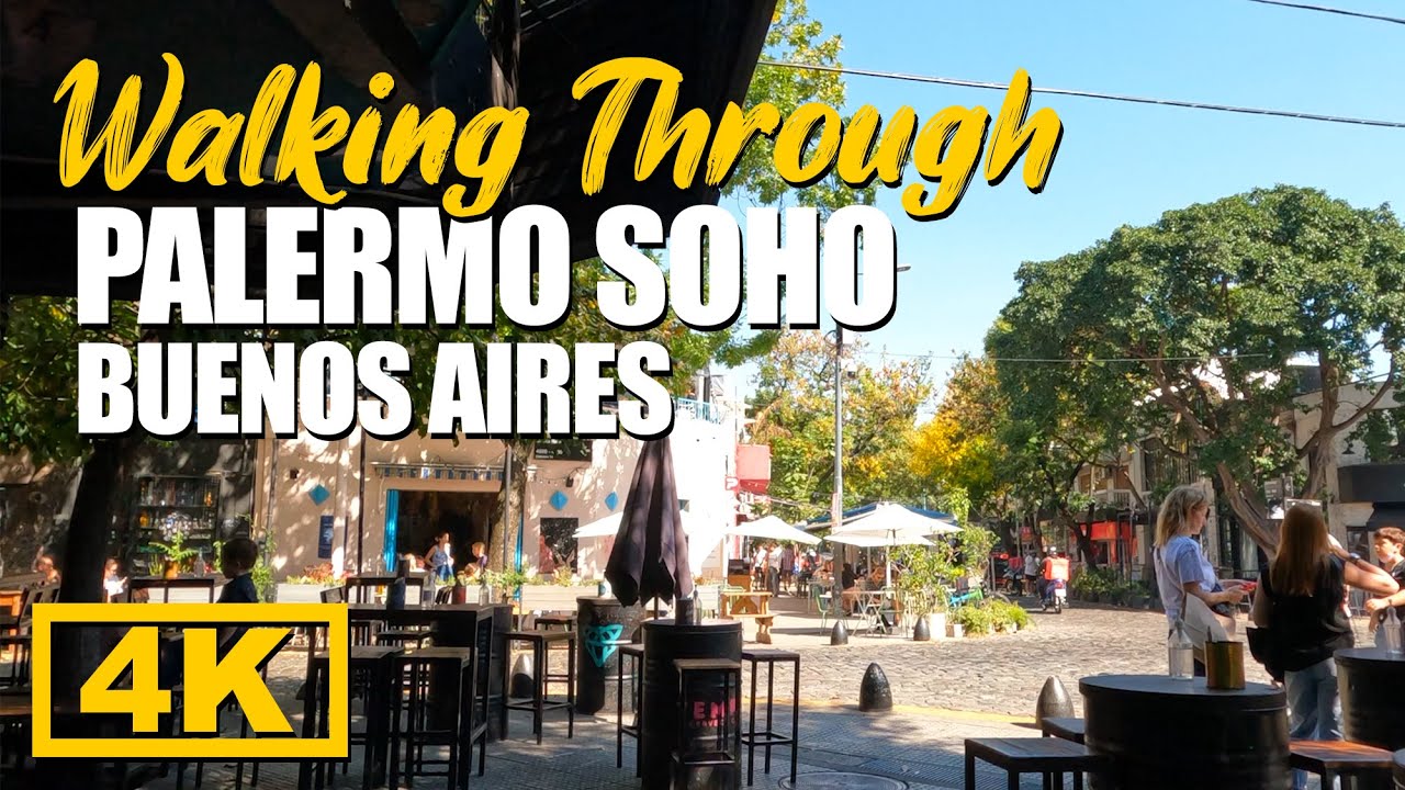 PALERMO SOHO, Buenos Aires &mdash; Walking through PALERMO SOHO (No commentary)【4K】🇦🇷