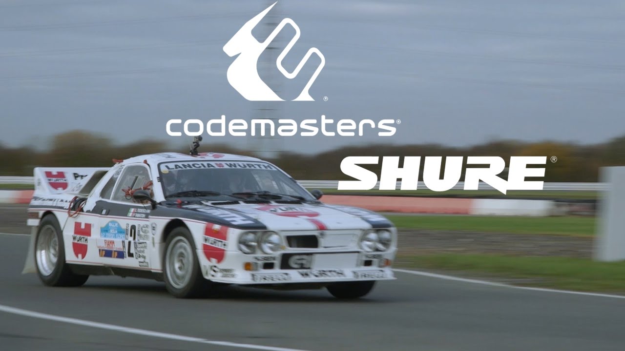 Shure Mics Capture Car Audio for DiRT4