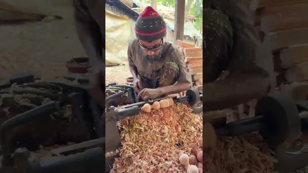 Amazing Wooden Latim Making | Handcrafted Skill 🪵✨