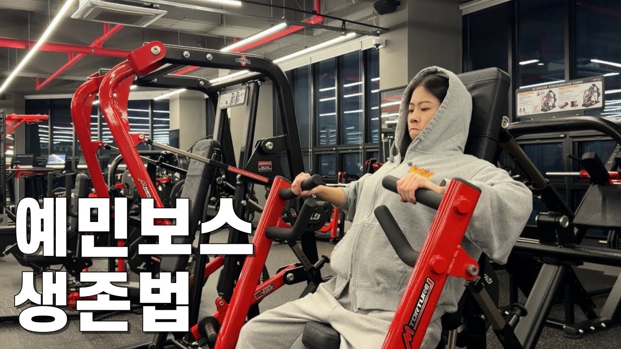 예민보스의 생존법｜퇴근 후 4일 웨이트 루틴 (등·가슴·하체·어깨)