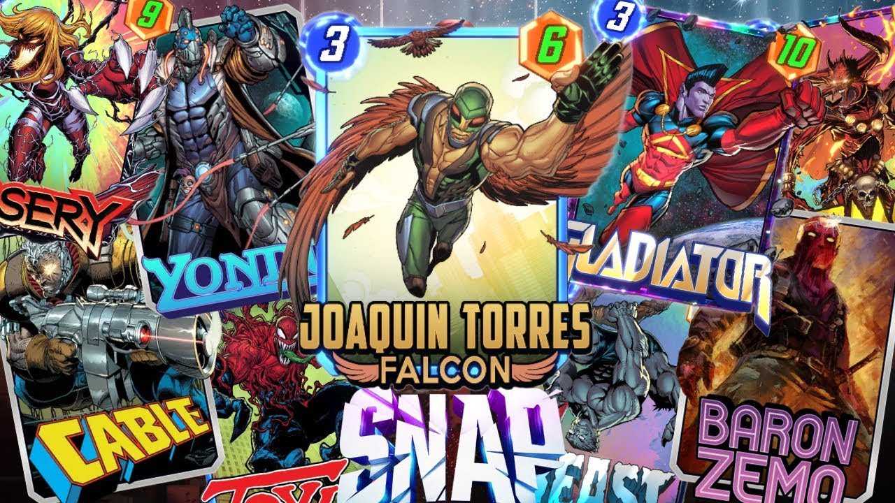 Marvel Snap: Marvel Snap: JOAQUIN TORRES FALCON. New Falcon Better Mill deck