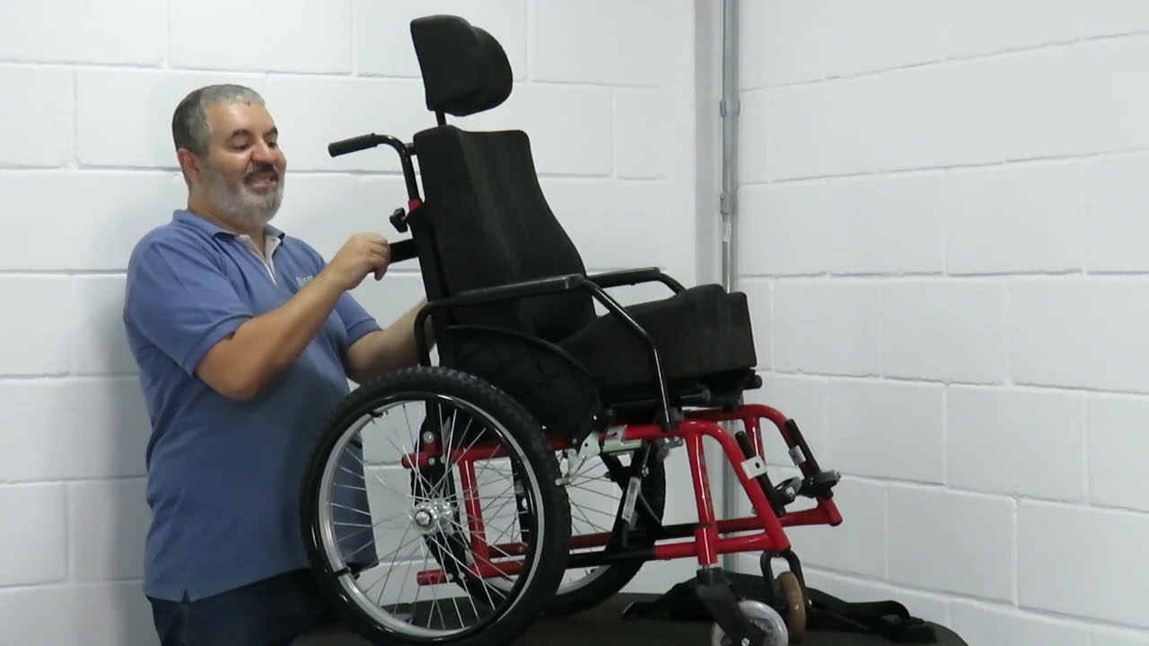 Cadeira de rodas dobrável Infantil postural Ventura CDS - paralisia cerebral -