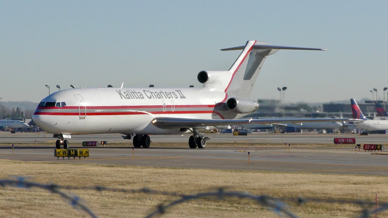 [4K] Kalitta Charters II 727-225 Arrival at MSP Airport