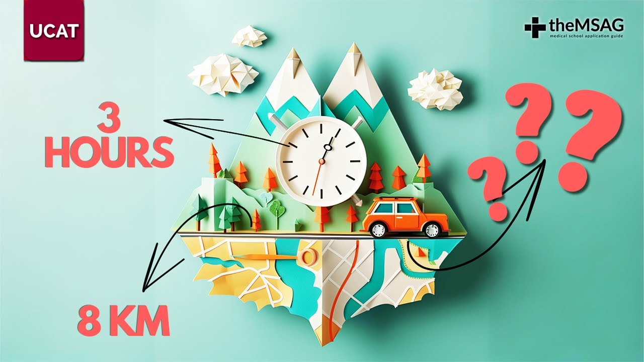 UCAT Quantitative Reasoning - Speed, Distance, Time Made Easy! (Lesson #9)