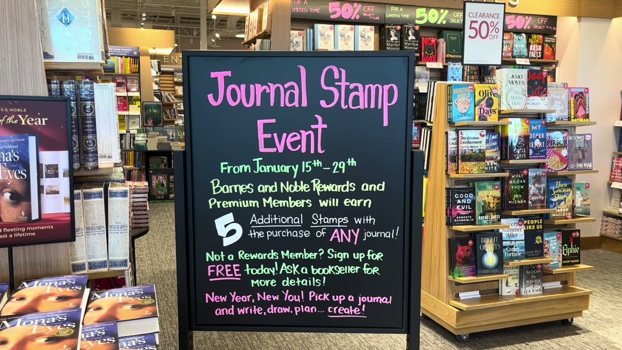 Journal Stamp Event Barnes & Noble Waterford Lakes Town Center Disney World Florida
